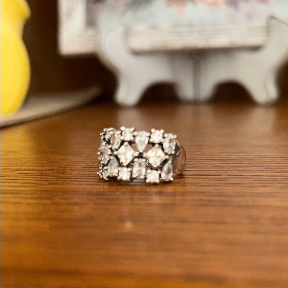 Silpada Silver Diamond-Patterned Ring - image 3